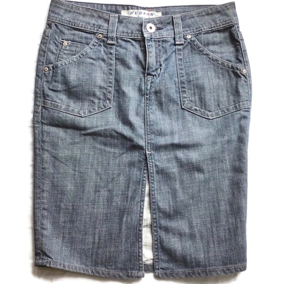HUDSON JEANS DENIM SKIRT | SIZE 27 | WOMAN’S 8 | SOLD OUT $185 - Picture 8 of 15